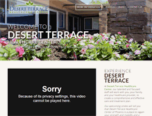 Tablet Screenshot of desertterrace.net